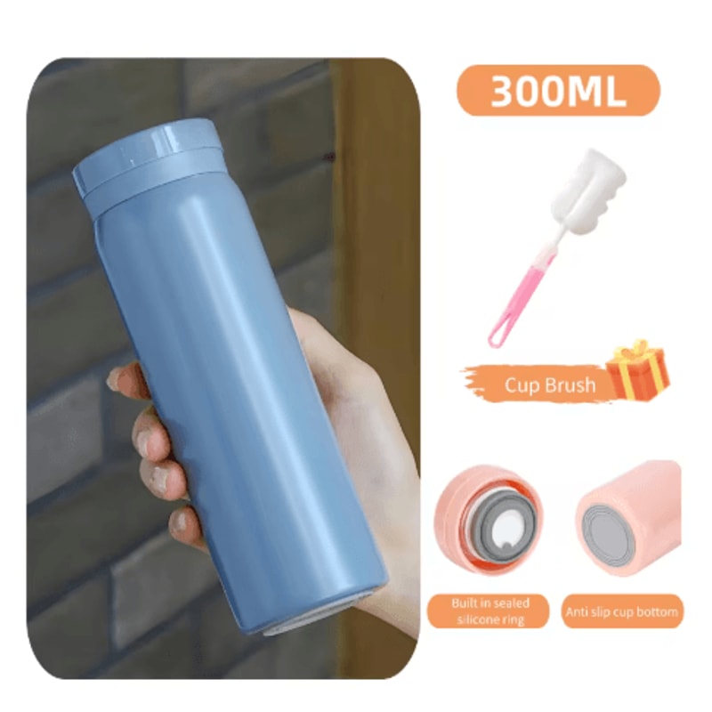 Stainless Steel Mini Thermal Water Bottle Compact Vacuum Insulated Coffee Thermos 200ml To 300ml 2