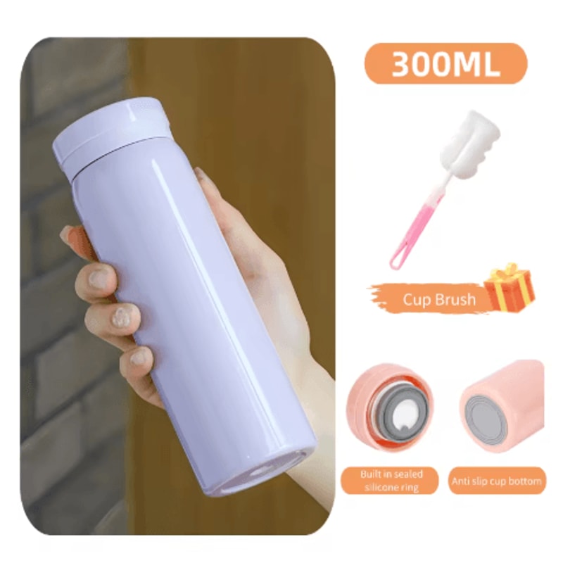 Stainless Steel Mini Thermal Water Bottle Compact Vacuum Insulated Coffee Thermos 200ml To 300ml 4
