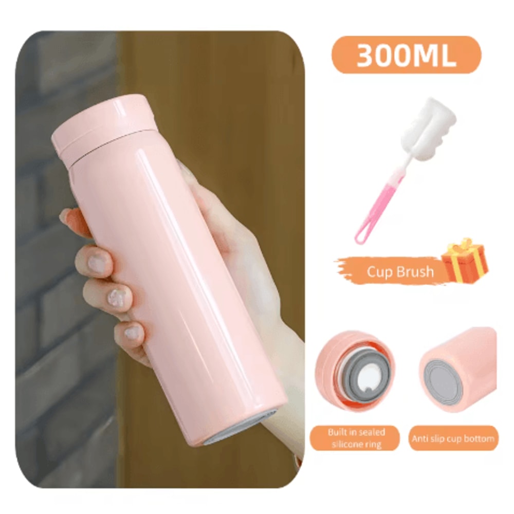 Stainless Steel Mini Thermal Water Bottle Compact Vacuum Insulated Coffee Thermos 200ml To 300ml 5