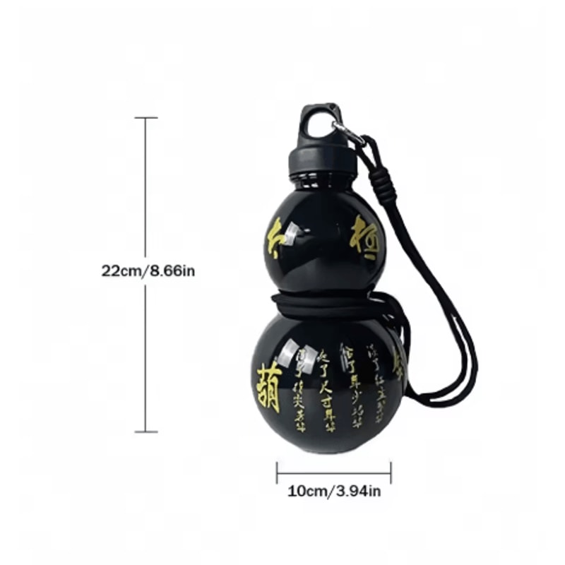 750ml GourdStyle Kids Water Bottle Leakproof Chinese Inspired School Drinking Kettle 2