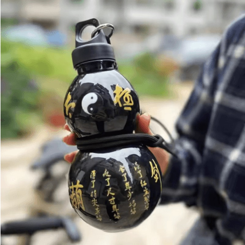 750ml GourdStyle Kids Water Bottle Leakproof Chinese Inspired School Drinking Kettle 6