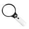 Ergonomic magnifier with LED light