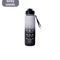 1000ml Gradient Motivational Sports Water Bottle Leak Proof Bottle With Bouncing Suction Nozzle For 3