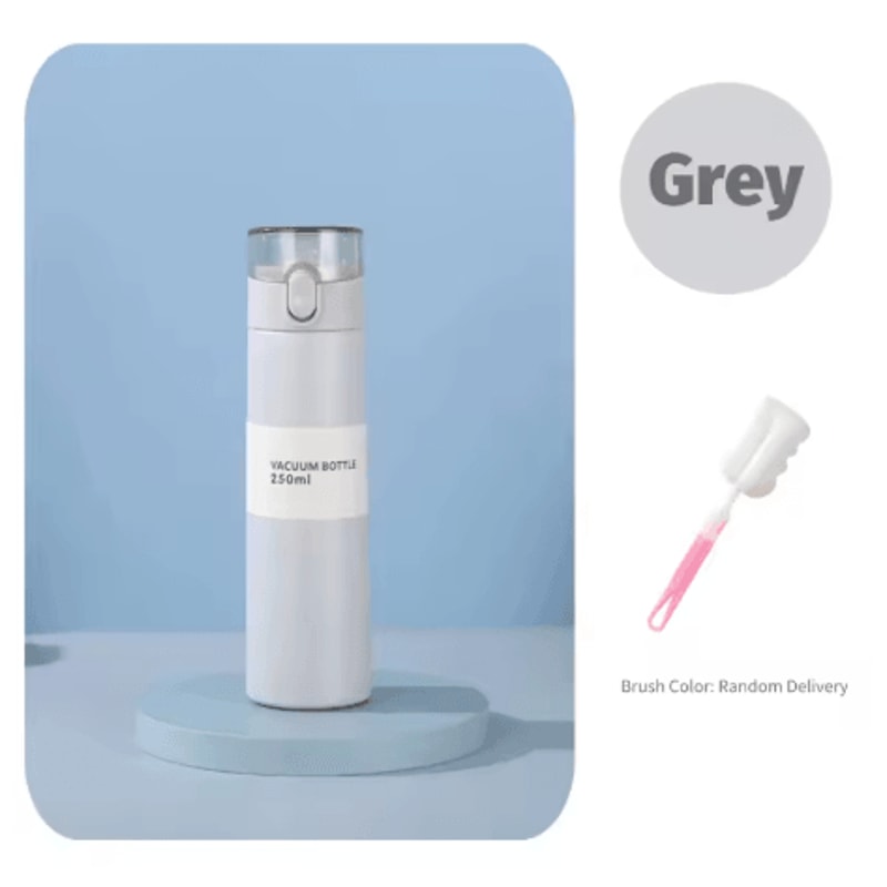 Mini Stainless Steel Thermal Water Bottle With Straw Vacuum Insulated Travel Cup For Tea And Coffee 1