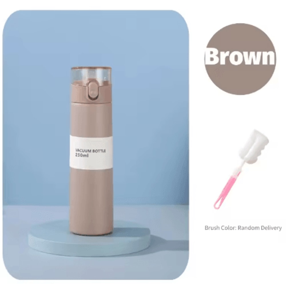 Mini Stainless Steel Thermal Water Bottle With Straw Vacuum Insulated Travel Cup For Tea And Coffee 3