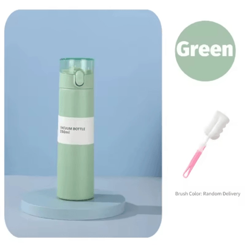 Mini Stainless Steel Thermal Water Bottle With Straw Vacuum Insulated Travel Cup For Tea And Coffee 5