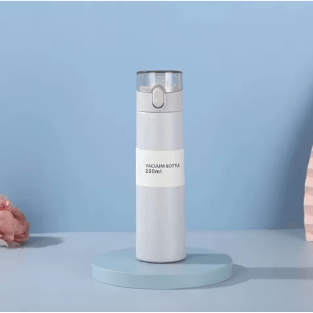 Mini Stainless Steel Thermal Water Bottle With Straw Vacuum Insulated Travel Cup For Tea And Coffee 6