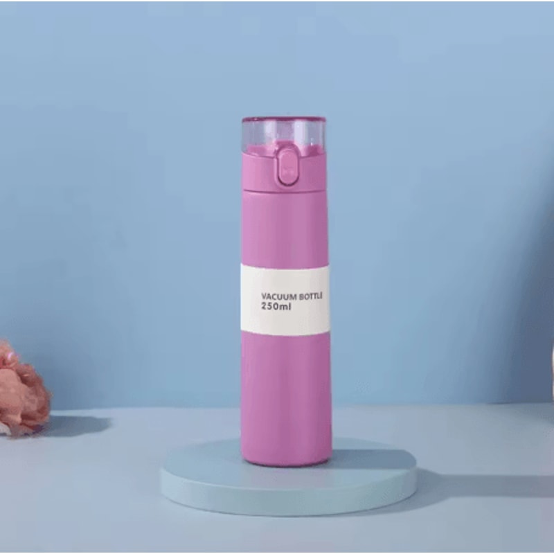 Mini Stainless Steel Thermal Water Bottle With Straw Vacuum Insulated Travel Cup For Tea And Coffee 9