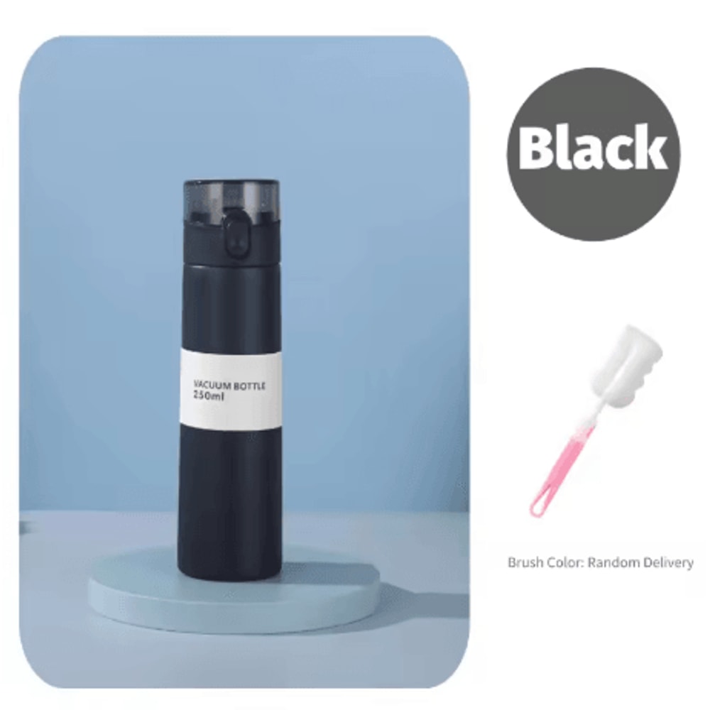 Mini Stainless Steel Thermal Water Bottle With Straw Vacuum Insulated Travel Cup For Tea And Coffee 12