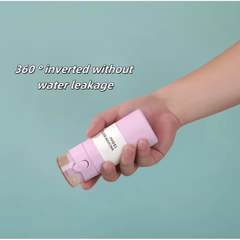 Mini Stainless Steel Thermal Water Bottle With Straw Vacuum Insulated Travel Cup For Tea And Coffee 13