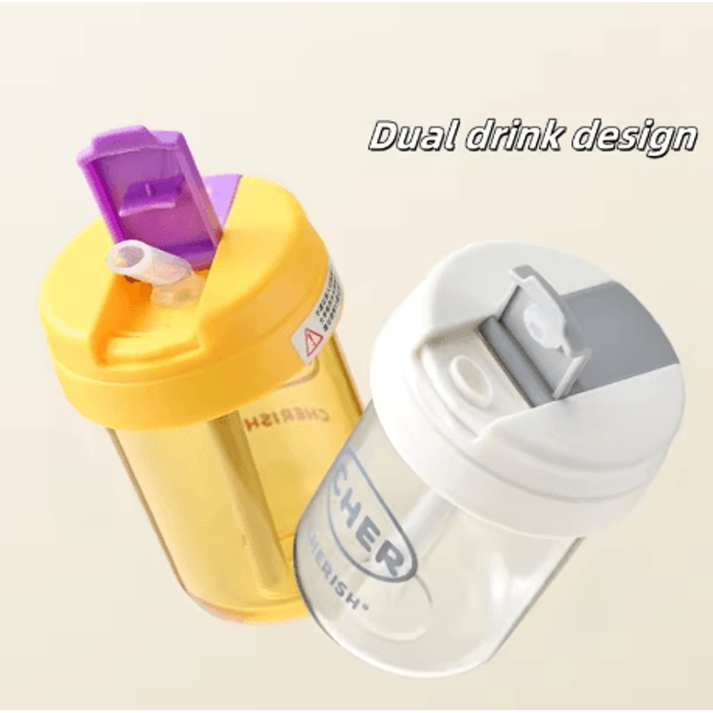 330ml Mini Kids Straw Water Bottle Cute Leakproof And Anti Fall Portable Sports Drink Cup 16