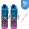 1 Liter Leopard Print Sports Water Bottle Leak Proof Large Capacity Gym And Travel Bottle 4