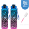 1 Liter Leopard Print Sports Water Bottle Leak Proof Large Capacity Gym And Travel Bottle 4