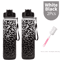 1 Liter Leopard Print Sports Water Bottle Leak Proof Large Capacity Gym And Travel Bottle 6