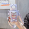 660ml Cartoon Animal Kids Water Bottle Leak Proof Straw Cup With Safety Lock For Travel And Outdoor 2
