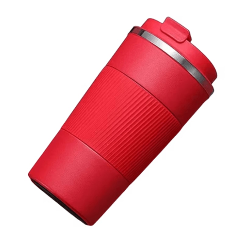 304 Stainless Steel Vacuum Insulated Water Bottle 500ml Anti Slip Thermal Coffee Mug For Office And 2