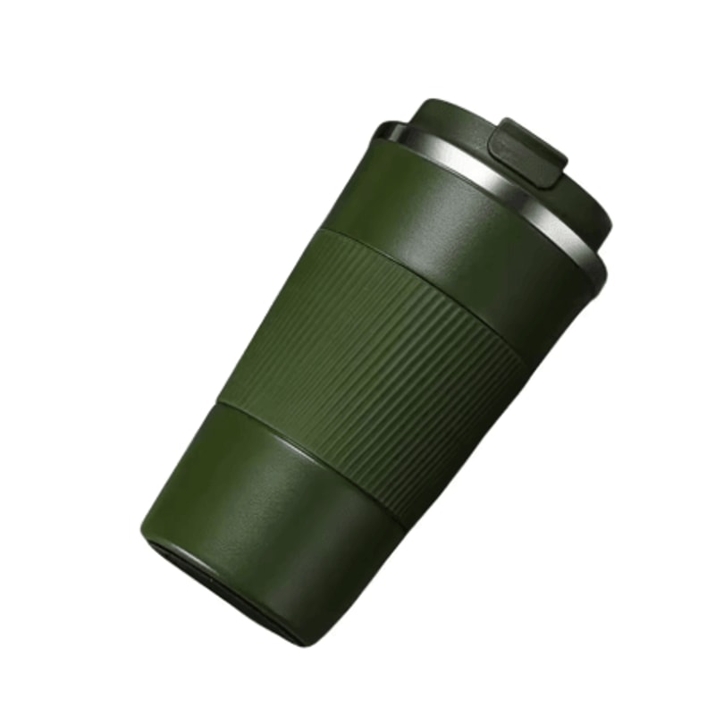 304 Stainless Steel Vacuum Insulated Water Bottle 500ml Anti Slip Thermal Coffee Mug For Office And 3