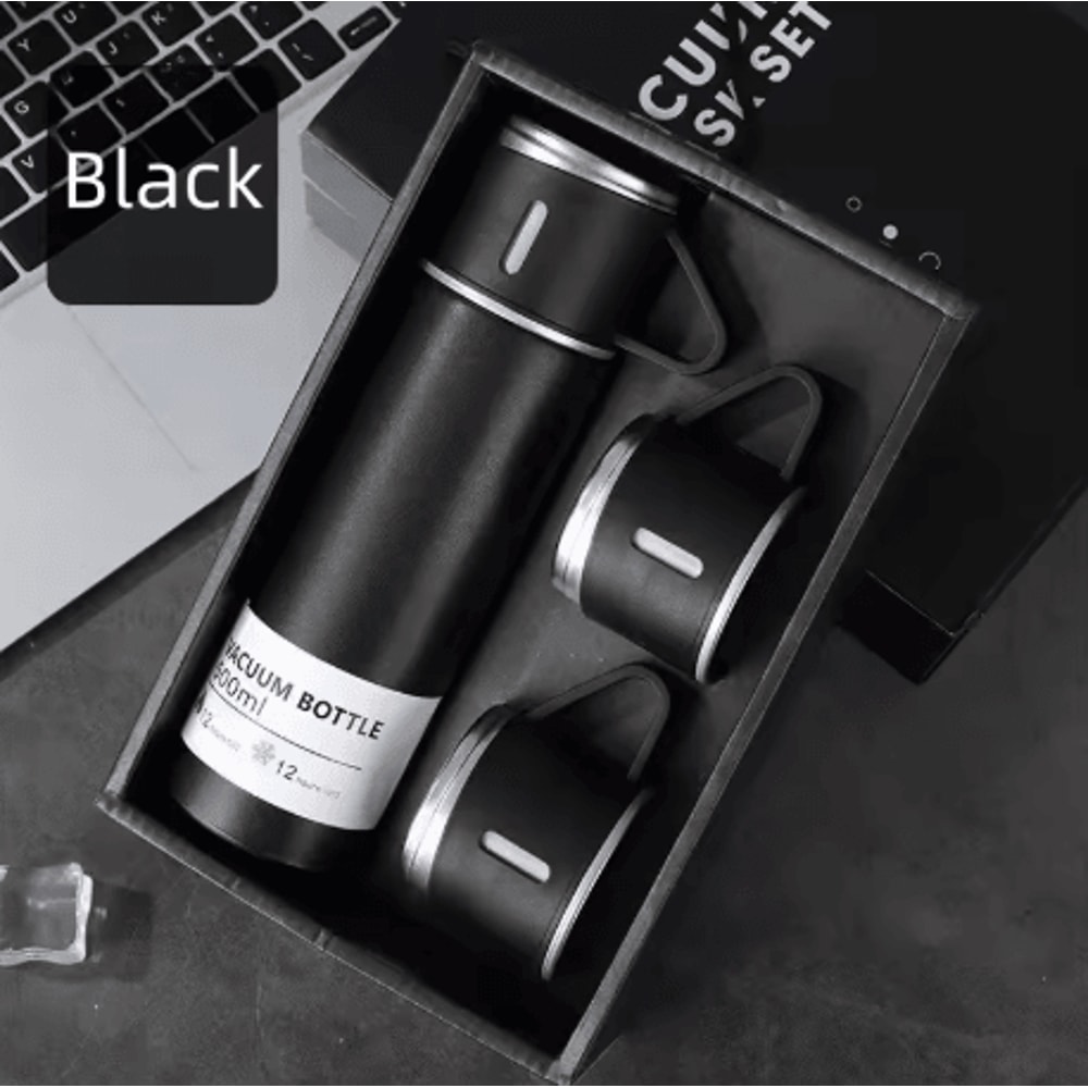 304 Stainless Steel Vacuum Insulated Water Bottle 500ml Business Style Travel Thermal Coffee Mug 4