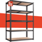 5 Tier Heavy Duty Garage Shelving Unit 2000lbs Industrial Storage Rack Matte Black 72W X 36D X 16H 0