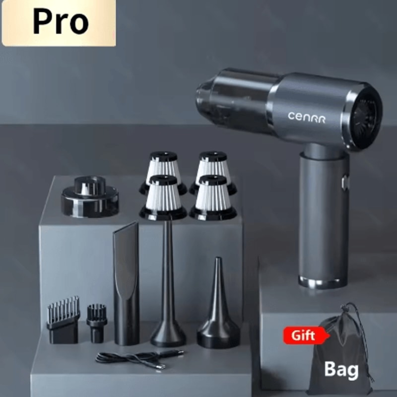 CENRR High Power Cordless Car Vacuum Cleaner Strong Suction Handheld Wireless Cleaning Machine 1