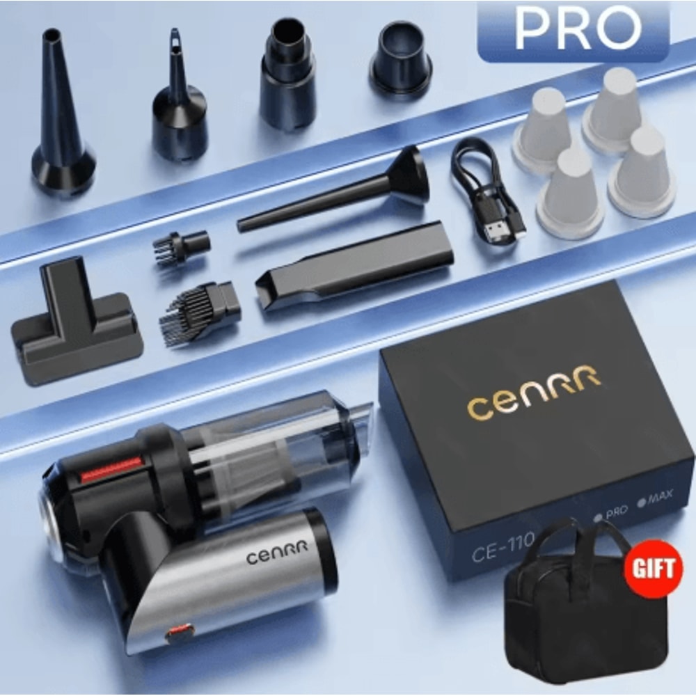 CENRR Mini Cordless Car Vacuum Cleaner Portable Handheld Wireless Vacuum With Strong Suction 9