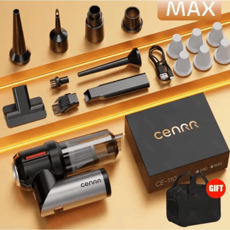 CENRR Mini Cordless Car Vacuum Cleaner Portable Handheld Wireless Vacuum With Strong Suction 11