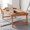 Folding Multifunctional Bed Tray Table Breakfast Dessert And Laptop Desk With Reading Rack 0