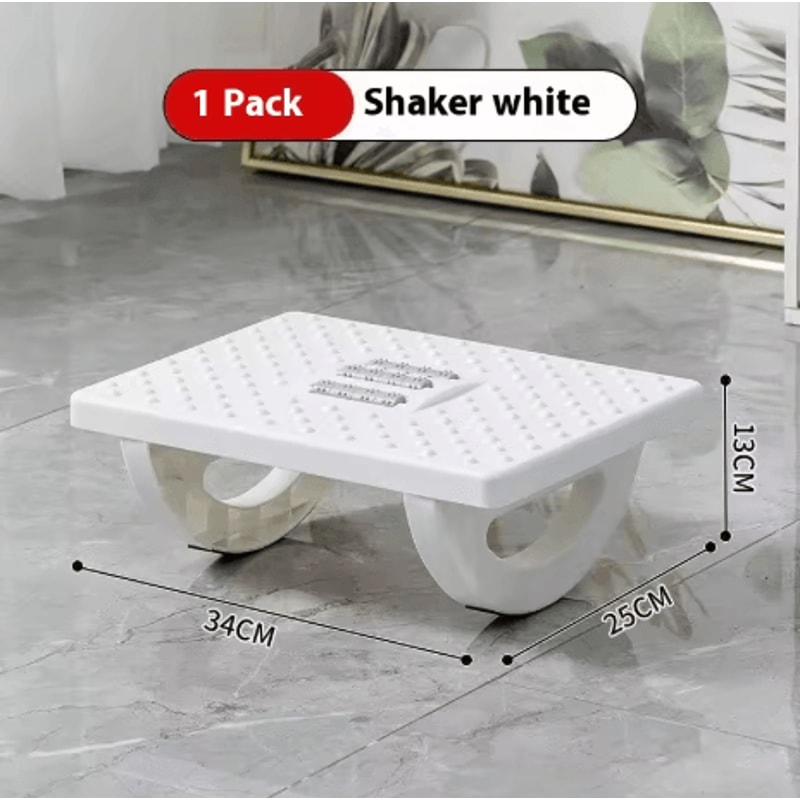 Portable Ergonomic Under Desk Footrest With Massage Rollers Comfort Foot Stool For Home And Office 6