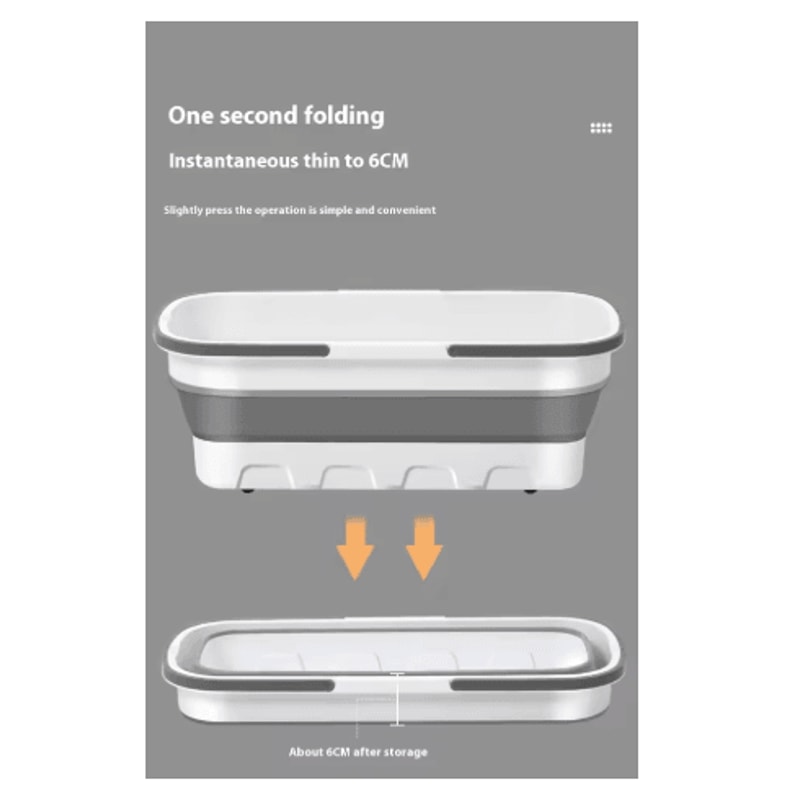 Portable Folding Silicone Bucket Large Capacity Rectangular Mop And Car Wash Water Bucket 5