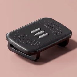 calebeard ergonomic under desk footrest adjustable foot stool with massage rollers for home and office