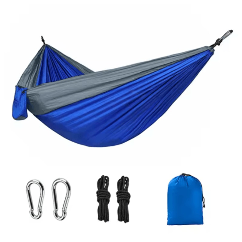 Ultra Light Camping Hammock 300kg Heavy Duty Parachute Nylon Travel Hammock For Outdoor And Indoor 1