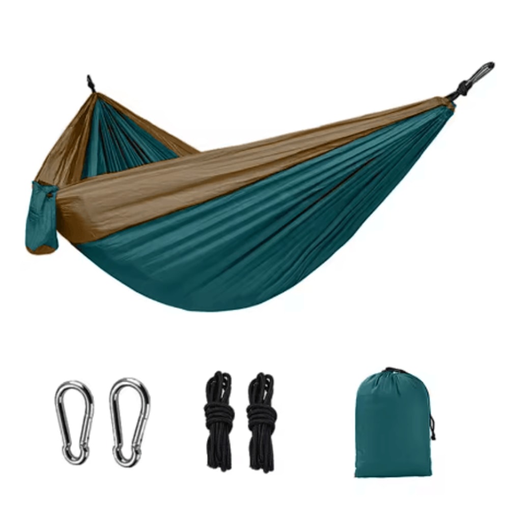Ultra Light Camping Hammock 300kg Heavy Duty Parachute Nylon Travel Hammock For Outdoor And Indoor 5
