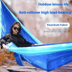 ultra light camping hammock 300kg heavy duty parachute nylon travel hammock for outdoor and indoor use