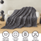 250GSM Soft Fluffy Throw Blanket Warm Decorative Striped Blanket For Bed Nap And Winter Comfort 7