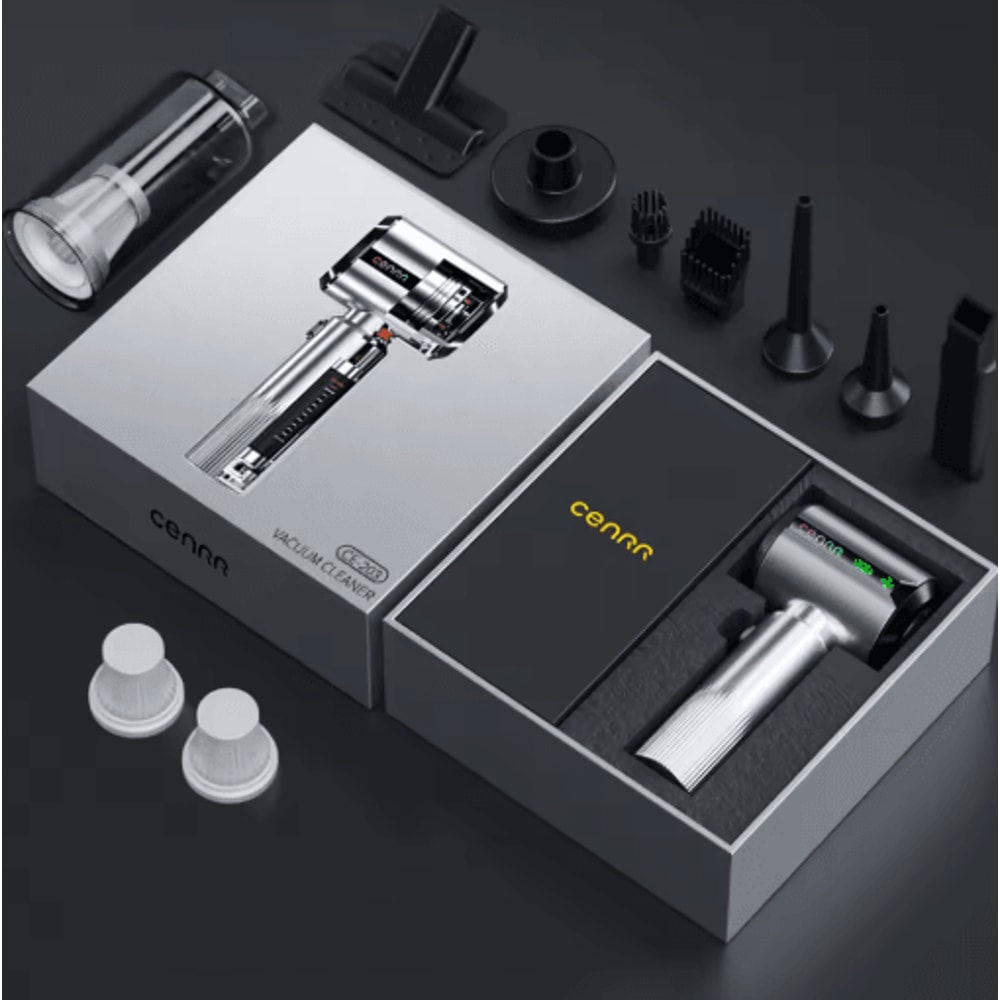 CENRR High Power Cordless Car Vacuum Cleaner Portable Handheld Vacuum With Strong Suction And Dust 2