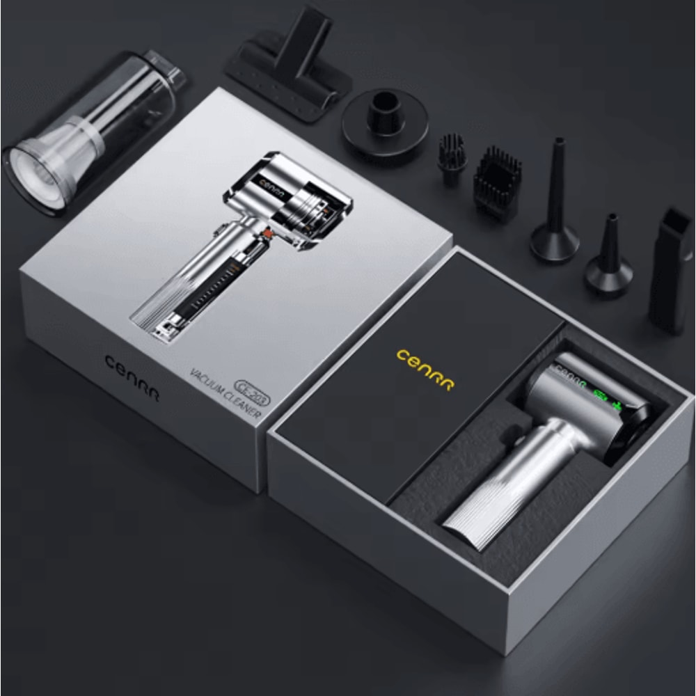 CENRR High Power Cordless Car Vacuum Cleaner Portable Handheld Vacuum With Strong Suction And Dust 3