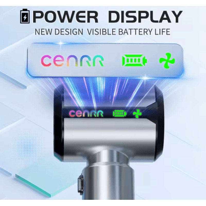 CENRR High Power Cordless Car Vacuum Cleaner Portable Handheld Vacuum With Strong Suction And Dust 4