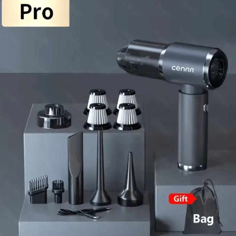 CENRR High Power Cordless Car Vacuum Cleaner Strong Suction Wireless Cleaning Machine 2