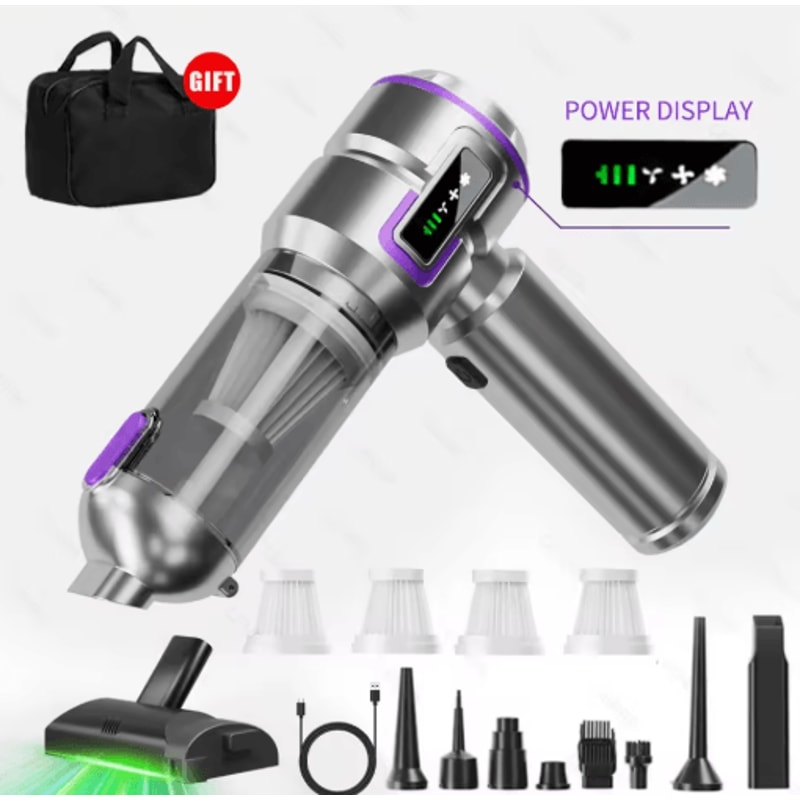 CENRR High Power Cordless Car Vacuum Cleaner Strong Suction Wireless Cleaning Machine 0