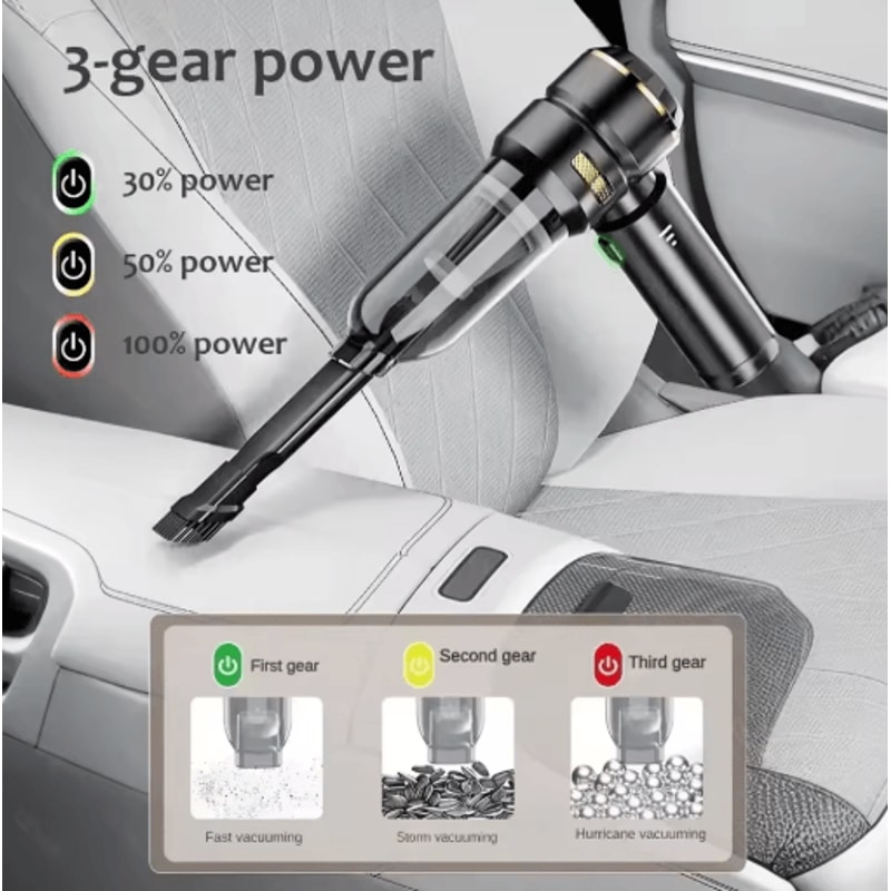 CENRR 998000PA Cordless Car Vacuum Cleaner Powerful Handheld Wireless Vacuum And Air Gun For Vehicl 12