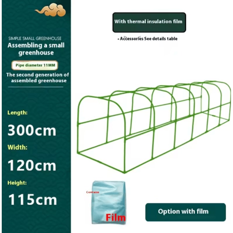 Winter Plant Protection Greenhouse Square Insulated Warm Shed For Balcony And Courtyard Vegetables 1