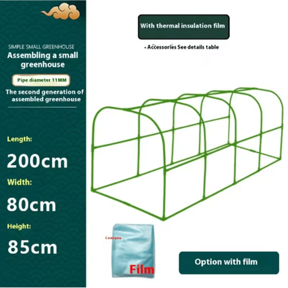 Winter Plant Protection Greenhouse Square Insulated Warm Shed For Balcony And Courtyard Vegetables 10