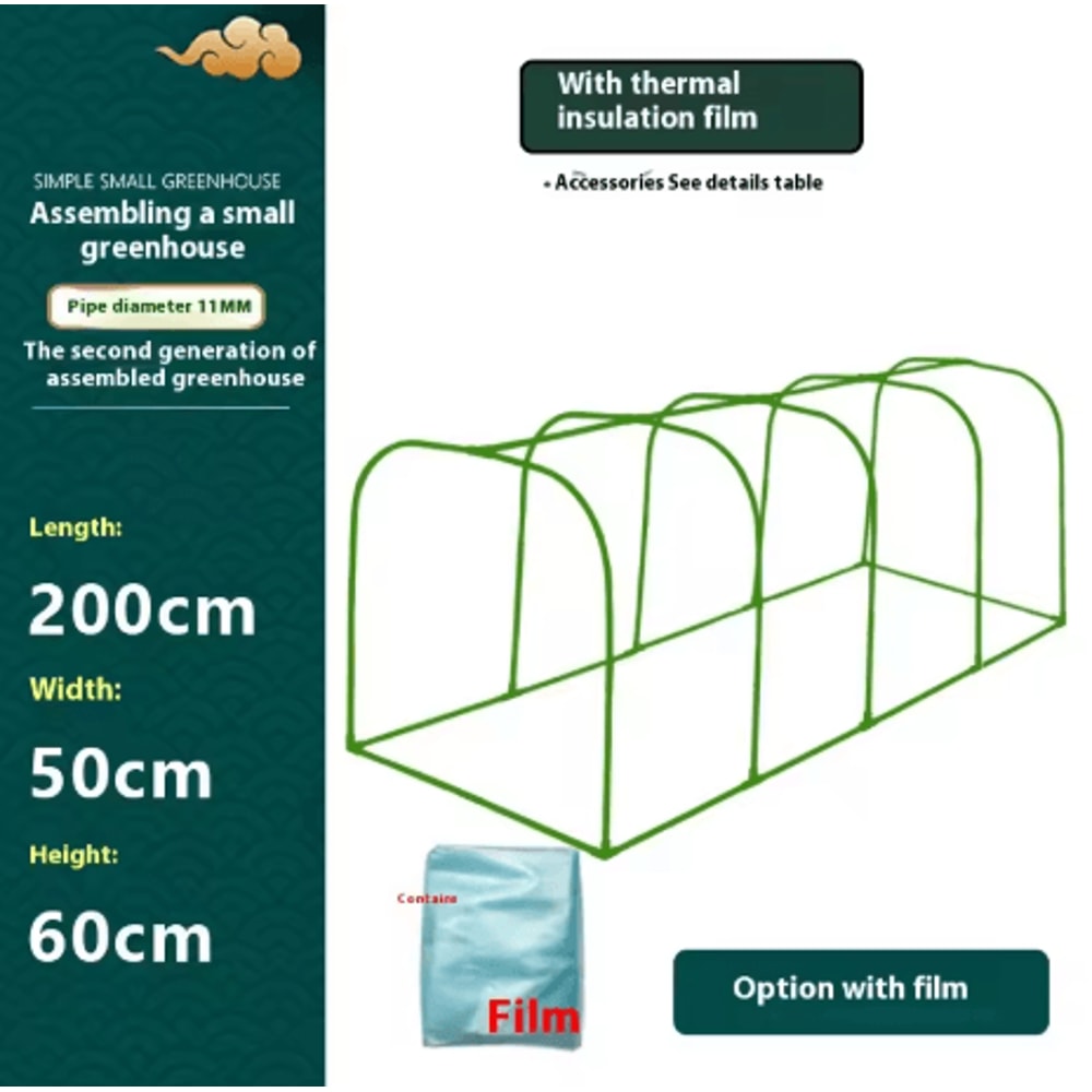 Winter Plant Protection Greenhouse Square Insulated Warm Shed For Balcony And Courtyard Vegetables 13