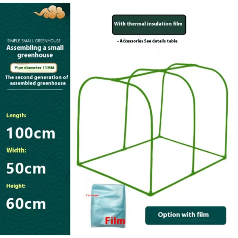 Winter Plant Protection Greenhouse Square Insulated Warm Shed For Balcony And Courtyard Vegetables 15