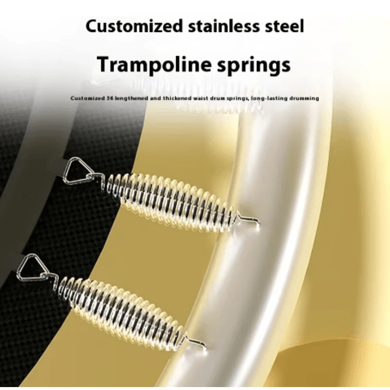 Childrens Indoor Trampoline Home Jumping Bed For Kids Ages 3 To 10 Fun Fitness Exercise Toy 27