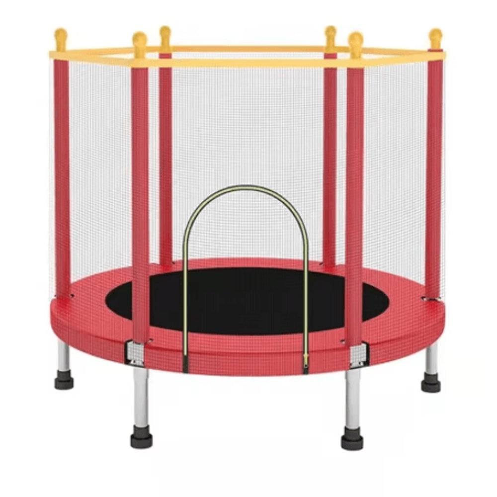 Childrens Indoor Trampoline Home Jumping Bed For Kids Ages 3 To 10 Fun Fitness Exercise Toy 28