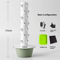 Vertical Hydroponic Tower Growing System Smart Soilless Aeroponic Vegetable Growing Machine For Hom 1
