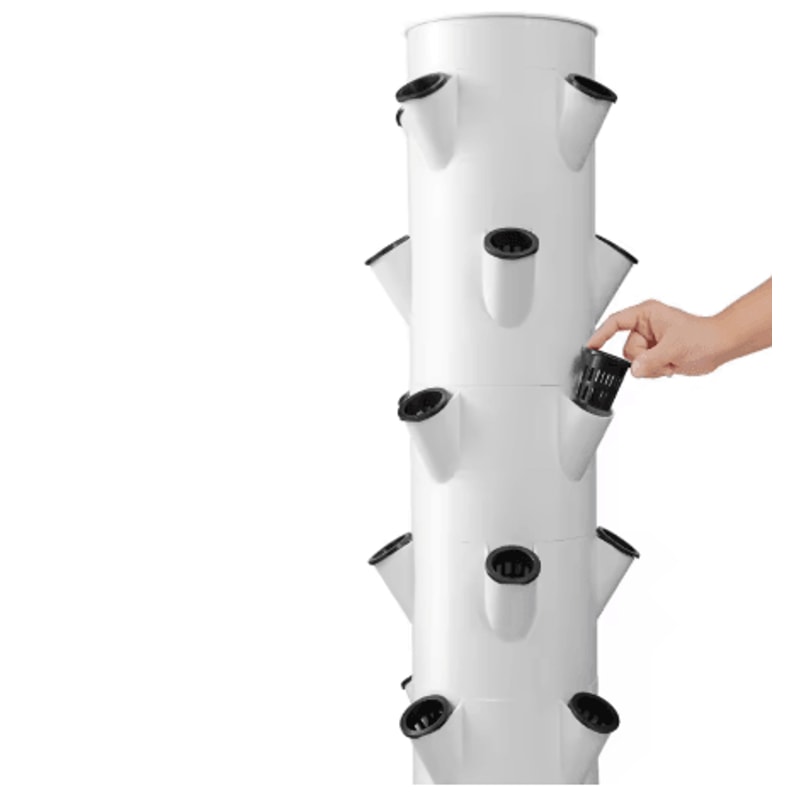 Vertical Hydroponic Tower Growing System Smart Soilless Aeroponic Vegetable Growing Machine For Hom 9