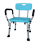 Heavy Duty Shower Chair With Arms And Back Height Adjustable Safety Bath Seat For Inside Shower And 1