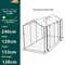 Balcony Tower Greenhouse Plastic Coated Iron Pipe Plant Shelter With Shade And Insect Protection 5
